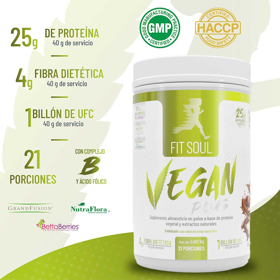 VEGAN PLUS FIT SOUL BENEFICIOS